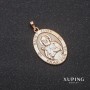 Xuping Saint Jude Pendant 20x28x35mm Gold Plated 18k