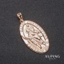 Xuping Saint Christopher Pendant 22x38x45mm Gold Plated 18k