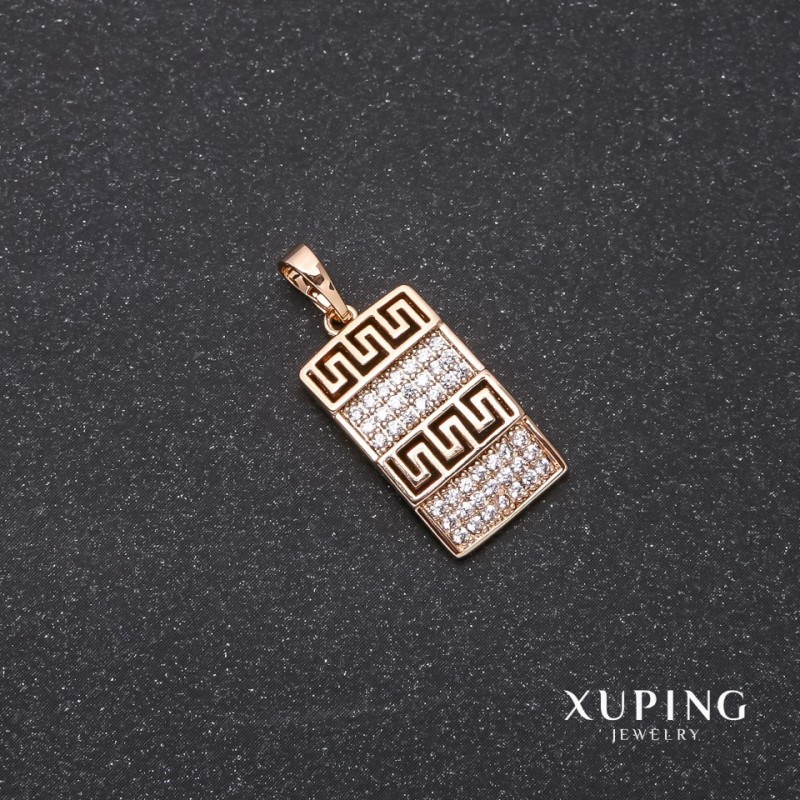 Xuping Pendant with 'Versace' Pattern 11x19x26mm 18K Gold Plated