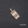 Xuping Pendant with 'Versace' Pattern 11x19x26mm 18K Gold Plated