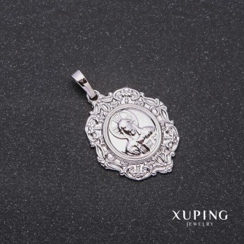 Xuping Pendant Savior 35x28x22mm Rhodium