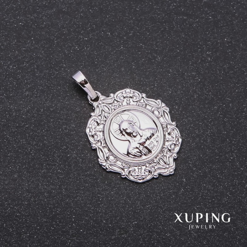 Xuping Pendant Savior 35x28x22mm Rhodium