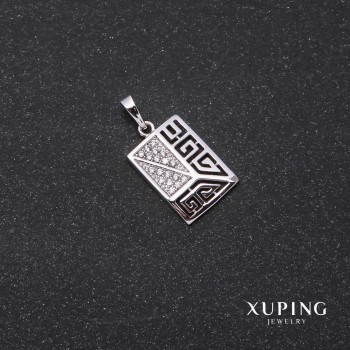 Xuping 'Versace' Pendant 23×19×12mm Rhodium