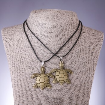 Pair Pendant 'Friendship Turtles', length 45-48cm