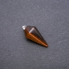 Pendant “Pendulum” with Tiger's Eye natural stone 40x30x13mm