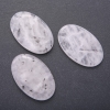 Pendant made of natural stone Quartz “Rutilated” oval 55×35mm (±)