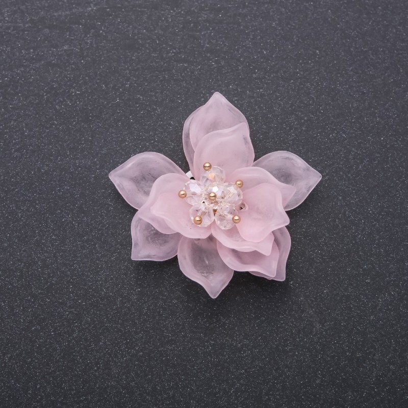 Fabric Finding Flower of the Lotus Pink Acrylic, 40mm diameter