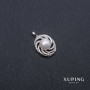 Xuping Pendant with 'Maroca' Pearls 23×19×32mm Rhodium 18k