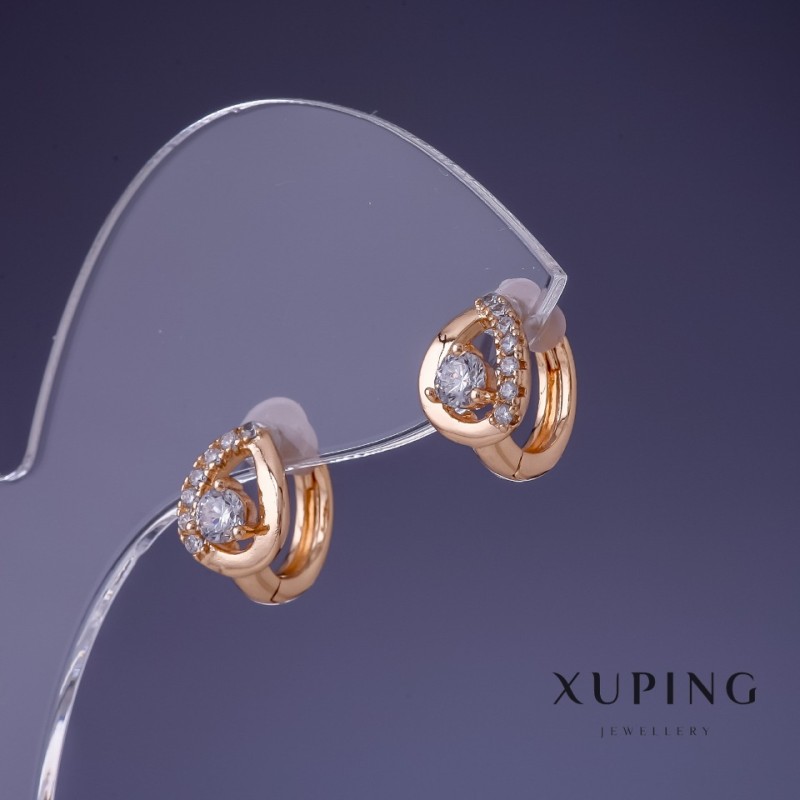 Xuping Earrings 12x7mm "18K Gold"