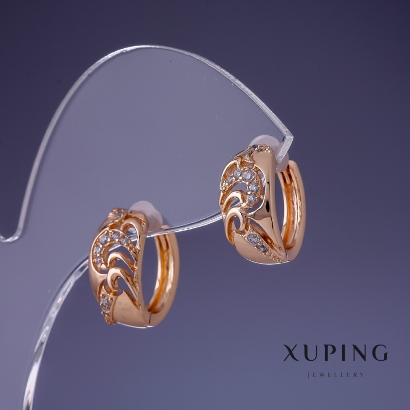 Earrings Xuping 14x8mm "18K Gold Plated"
