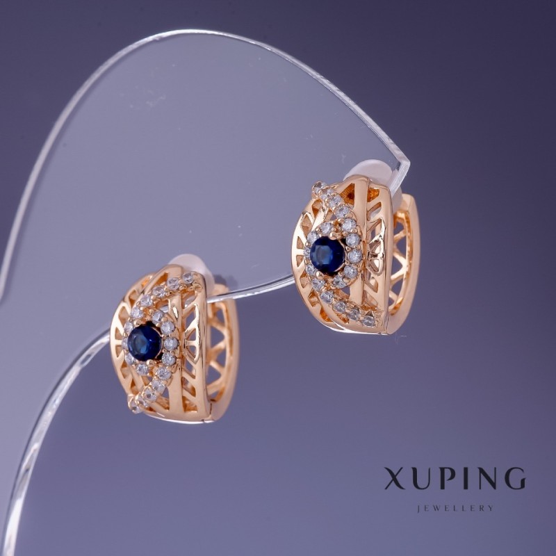 Earrings Xuping 15x9mm "18K Gold"