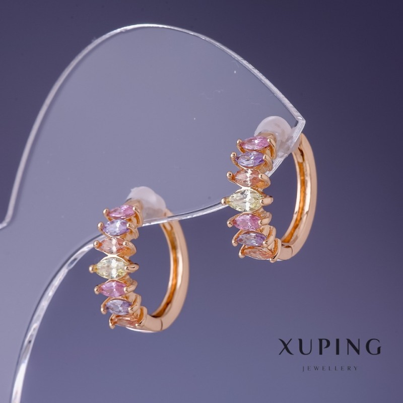 Earrings Xuping 15x5mm "18K Gold"