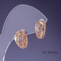 Earrings Xuping 8×14 mm "18K Gold"