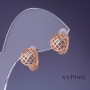 Xuping 10mm Earrings with 18K Gold Plating