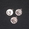 Pendant Fittings Zodiac Scorpio, diameter 17mm packaging 20g ± 11 pcs