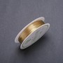 Jewellery Wire Lemon Gold, Diameter 0.5mm Spool, Length 7m