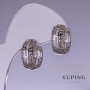 Earrings Xuping Rhodium 16x8mm
