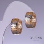 Xuping Earrings 19x8mm "18k Gold Plating, Rhodium"