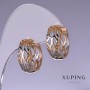 Earrings Xuping 20x8mm "18k Gold Plating, Rhodium"