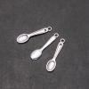 Pendant Fittings "Spoon" for Jewellery, diameter 6mm, length 2.5 cm, hole diameter 1.75mm, packaging 20g, 34 pcs (+ -)