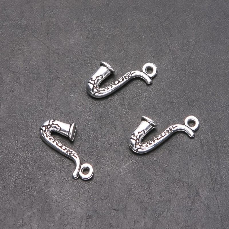 Pendant Findings Tube, 9mm diameter L0mm in-d, 5mm packaging 20g. 14pcs. (+ -)