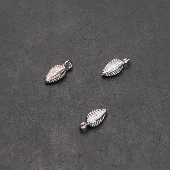 Pendant Finding Pine Branch, diameter 4.5 mm, length 13 mm, hole diameter 1.7 mm, packaging 36 pcs (+/-)