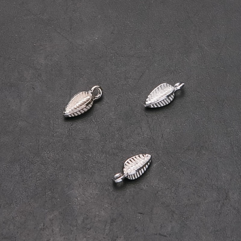 Pendant Finding Pine Branch, diameter 4.5 mm, length 13 mm, hole diameter 1.7 mm, packaging 36 pcs (+/-)