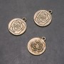 Pendant Findings Rose d2mm L6mm in-d, 4mm packaging 6pcs. (+ -)