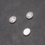 Fittings Inlay Image, diameter 10x8mm in-, diameter 1mm packaging 20g 22pcs (+ -)
