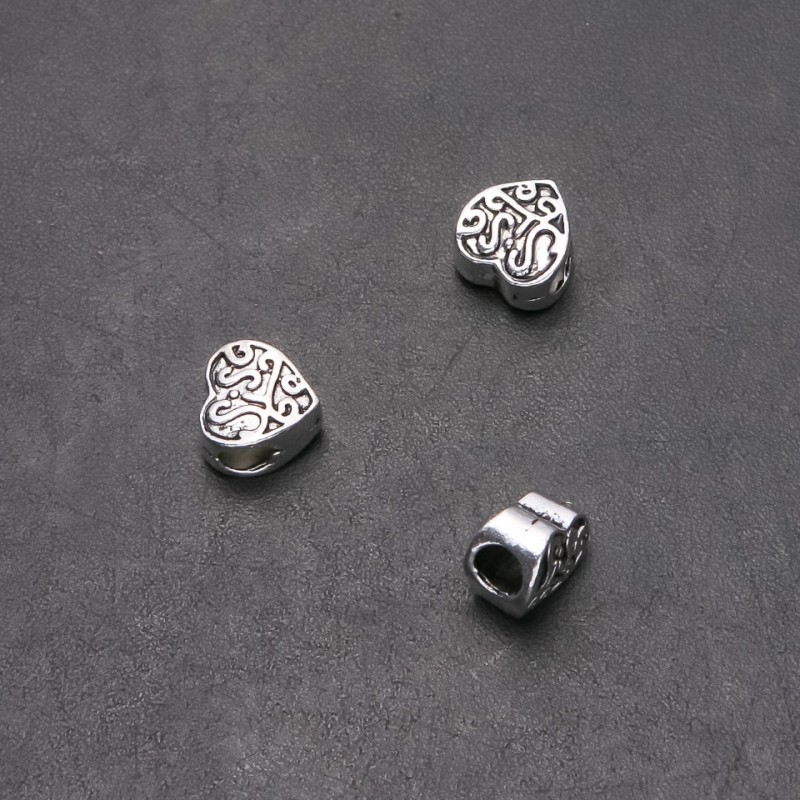 Pandora Bead Fittings, diameter 10mm inner, diameter 4.5 mm, length 10mm packaging 20g 10pc (+ -)