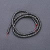 Hematite Beads Smooth Rondelle, Diameter 4x2(+-)mm, Length 40cm+