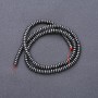Hematite Beads Smooth Rondelle, Diameter 4x2(+-)mm, Length 40cm+