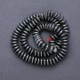 Hematite beads flat rondelle strand 10×3.5 mm, length 40 cm