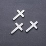 Hematite Cross Pendant 36x24x4mm +