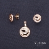 Earrings and Pendant Xuping 13×15mm 12mm gold plated 18k