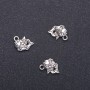 Pendant Fish, diameter 15mm, length 11m in-, diameter 1.9mm packaging 20g 19pcs (+ -)