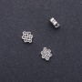 Bead setting separator filigree 9x11 mm, hole 1.75 mm, packaged 20 g, 17 pcs (+/-)