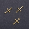 Pendant Fitting Cross "gold", diameter 11mm L11mm in-dm packaging 20g 25 pcs. (+ -)