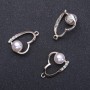 Pendant heart "Light Gold" d4mm, length 18mm packaging 5pcs (+ -)
