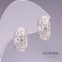Earrings Xuping Rhodium 7x14mm