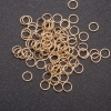 Connectors ring thin, diameter 4mm, metal colour "light gold" packaging 2 g