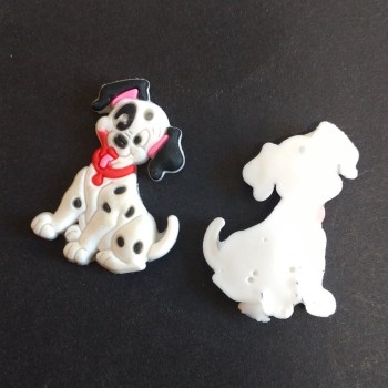 Pendant / Earring Findings - Dalmatian Dog 35×24mm