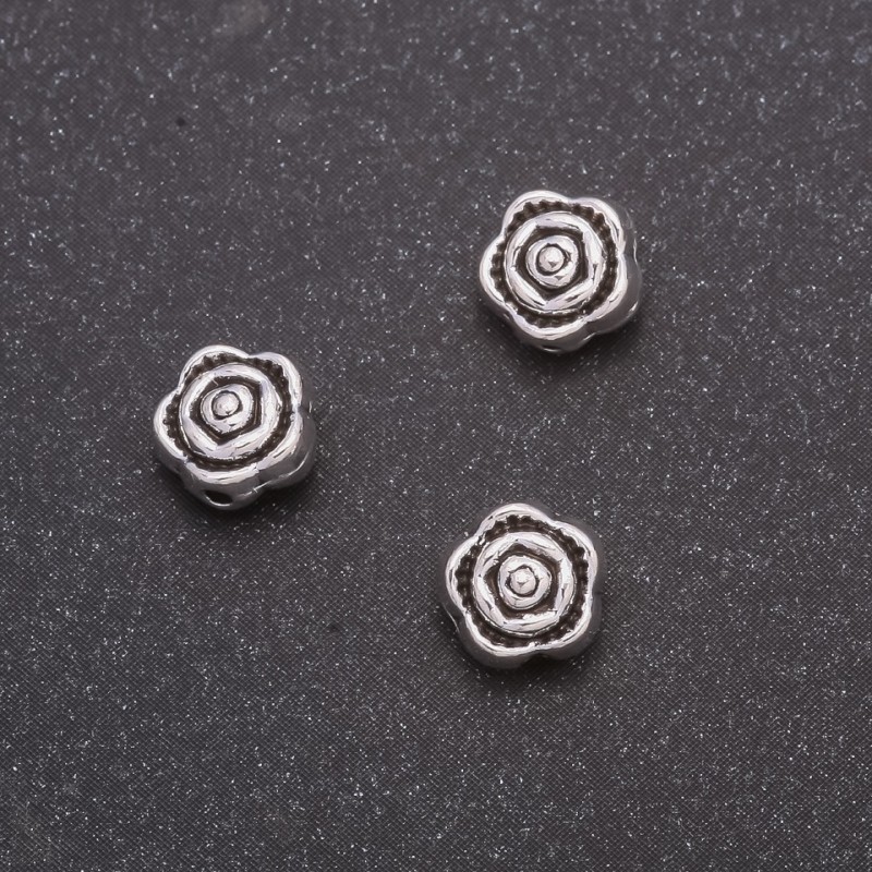 Bead finding insert, 7x4 mm, hole 1 mm, packaging 20 g ± 38 pcs