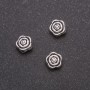 Bead finding insert, 7x4 mm, hole 1 mm, packaging 20 g ± 38 pcs