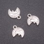 Findings Pendant Coin, diameter 12×15mm, diameter in-1, 7mm pack. 20g +/- 24 pcs