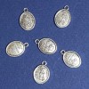 Jewellery Findings St Martin Pendant, 12x18mm, Hole Diameter 1.8mm, Pack 20g +/- 18pcs
