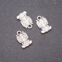 Pendant Fittings Dragon, diameter 15×10mm, diameter inmm packaging 20g + - 22 pcs