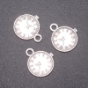 Pendant finding Watches, diameter 15×9mm, inner diameter 5mm, packaged 20g, ±17 pcs