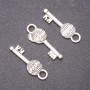 Pendant Finding Key, diameter 17x9mm, bore 3mm, packaging 20g ± 19 pcs