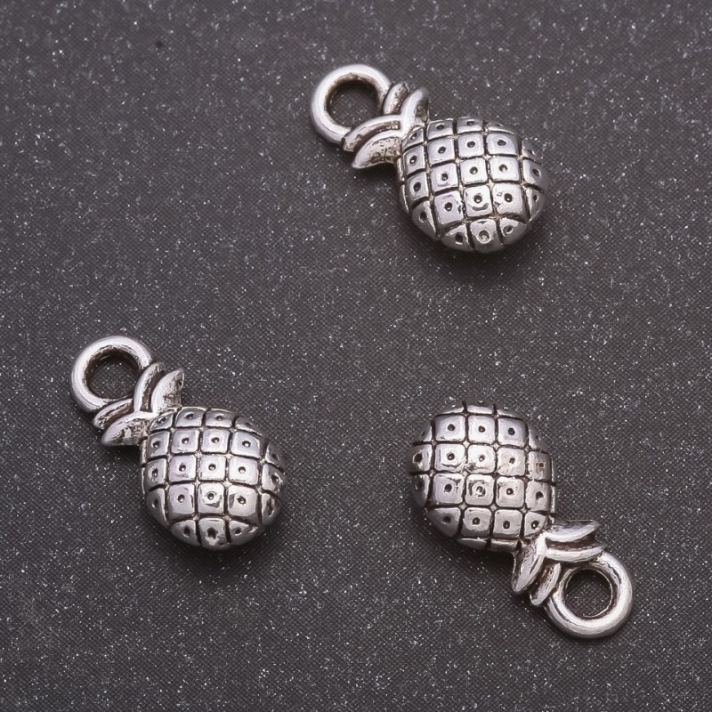 Pendant Fittings Pineapple, 14×7mm, hole 3mm, finish 20g ±19 pcs